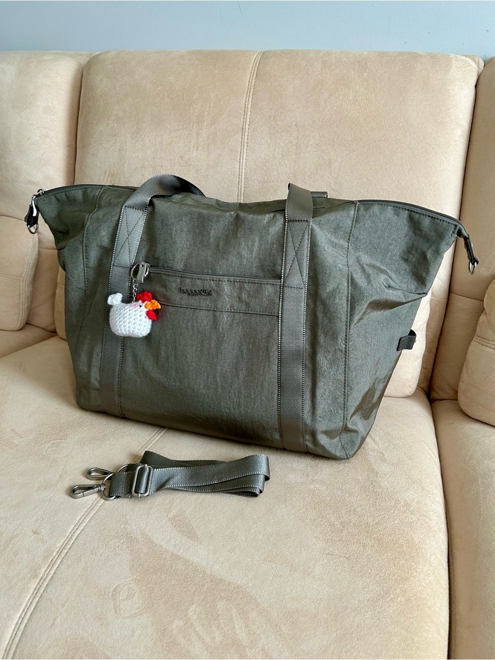 Baggallini Large Duffel for Trips, Vacation, Gym | Overnighter